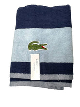 Cargar imagen en el visor de la galería, Baño Lacoste Toallas Toalla Estadar Lisa Con Raya Con Toallon De 76cm X 132cm - Unidad X 1  - BGP