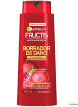 Cargar imagen en el visor de la galería, Caja shampoo Fructis Borrador Daño Quimico 650M/12P - SCG