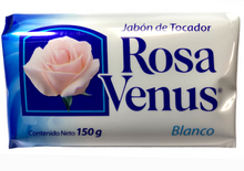 Cargar imagen en el visor de la galería, Caja de Jabón de Tocador Rosa Venus Blanco 150G/40P - SCG