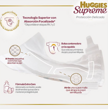 Cargar imagen en el visor de la galería, Pañales Huggies Supreme SUPREME Protección Delicada Etapa 1 90 pzas - ZK