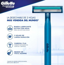 Cargar imagen en el visor de la galería, Rastrillo para afeitar desechable Gillette Prestobarba ultragrip2 32 pzas - ZK