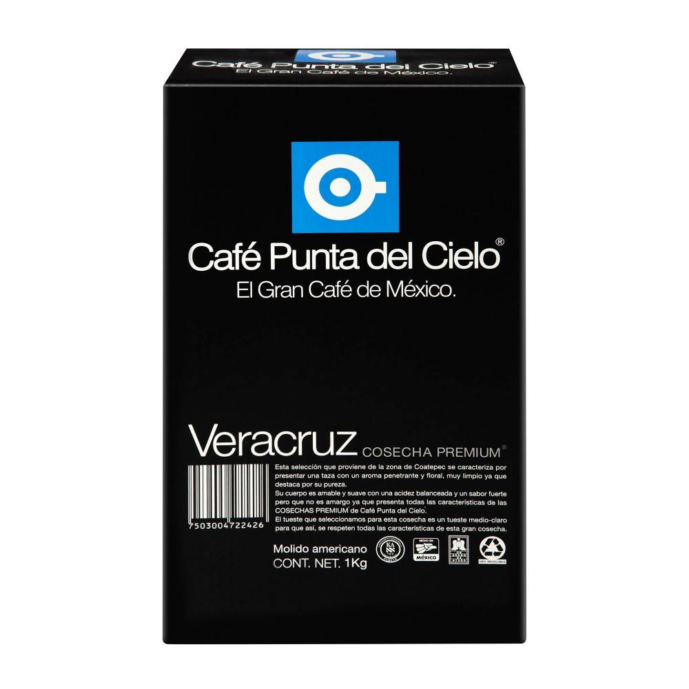 Café Molido Punta del Cielo Cosecha Premium Veracruz 1K -  ZK