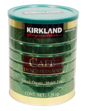 Cafe descafeinado Kirkland 1.36 kilos - KOZ
