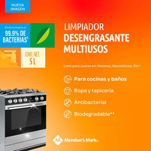 Limpiador Multiusos Member's Mark Desengrasante 5 L + Atomizador de 1 L - ZK