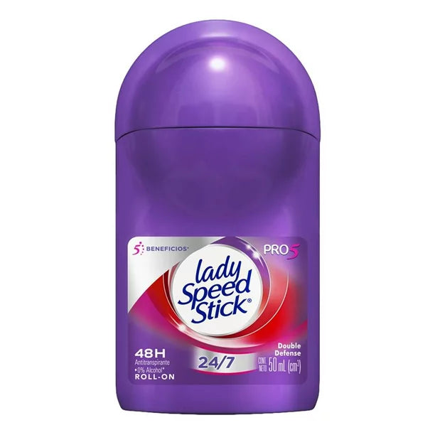 Media Caja Desodorante Lady Speed Stick Roll On Pro 5 en 1 50G/6P