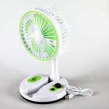 Cargar imagen en el visor de la galería, Ventilador Con Luz Inalambrico Portatil 5 Horas Rercargable - BGP