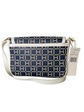 Cargar imagen en el visor de la galería, Bolsa Crossbody Tommy Hilfiger Blanca Monograma Azul Original - BGP
