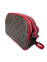 Cargar imagen en el visor de la galería, Crossbody Nine West Marrón Con Rojo Original Importada - BGP