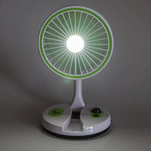 Cargar imagen en el visor de la galería, Ventilador Con Luz Inalambrico Portatil 5 Horas Rercargable - BGP