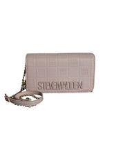 Cargar imagen en el visor de la galería, Crossbody Steve Madden Rosa con Textura en Relieve y Cadena Dorada - BGP