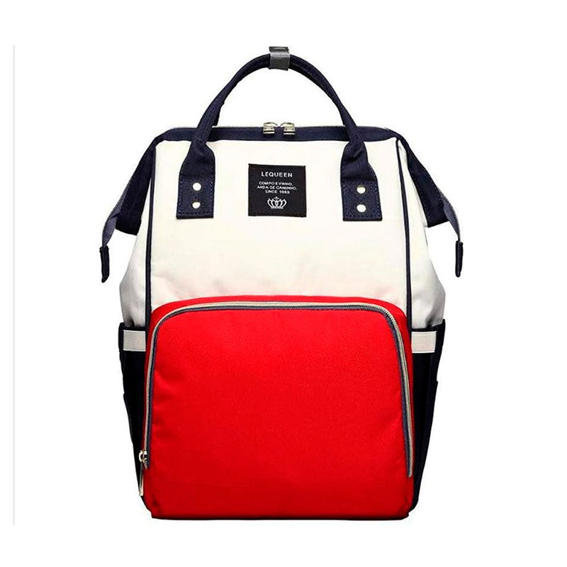 Mochila Pañalera 2 En 1 Cero Derrames Elegante  40x27x21 Cm - BGP