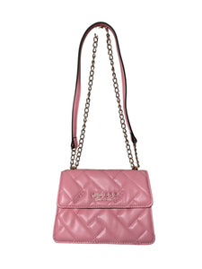Bolsa Clutch Guess Acolchada Cadena Dorada Original Importada - BGP