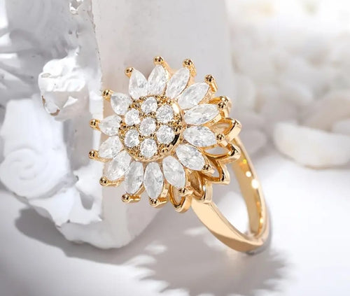 Anillo Girasol Giratorio - DRO