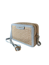 Cargar imagen en el visor de la galería, Bolsa Tommy Hilfiger Monograma Azul Claro Crossbody Original  - BGP