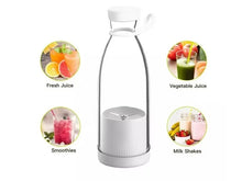 Cargar imagen en el visor de la galería, Mini Licuadora Rápida Portátil 420ml 4 Cuchillas Vaso 350 Ml - BGP