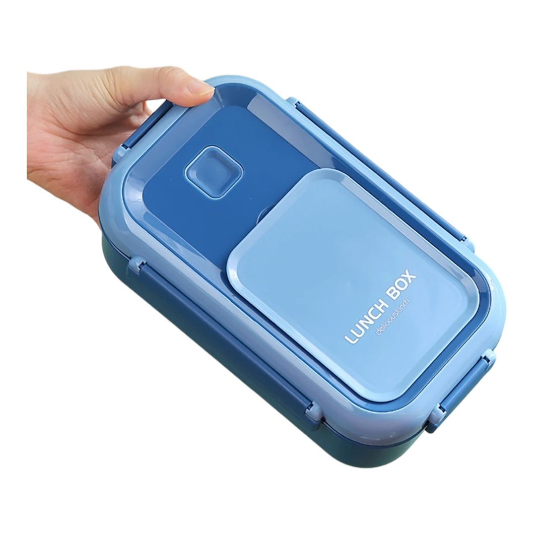 LONCHERA- LUNCH BOX RECT AZUL 600 ML - DRO