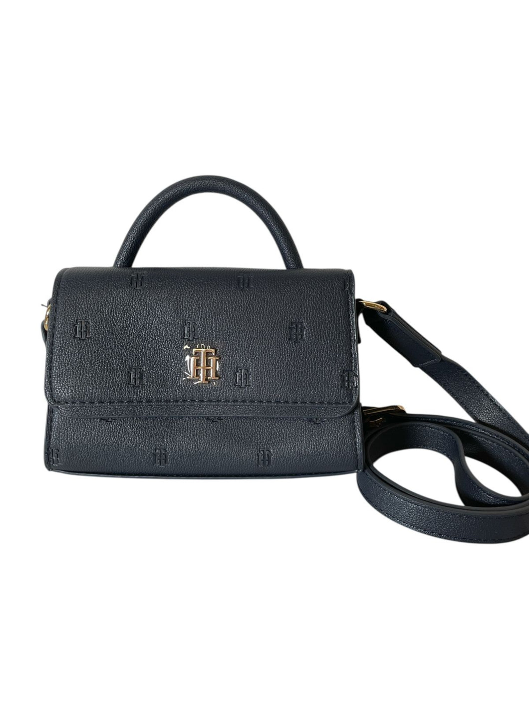 Bolsa Tommy Hilfiger Mini Top Handle Navy Logo Original - BGP