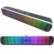 Cargar imagen en el visor de la galería, Bocina Barra Tws Led Multicolor Bluetooth Aux Gtide Sh30 Color Negro - BGP