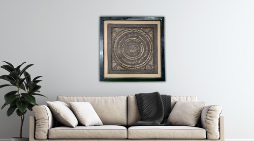 Arte De Pared con Papel Amate Mexicano Hecho a Mano - BGP