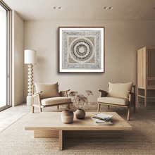 Cargar imagen en el visor de la galería, Arte Mural Mexicano de Pared Hecho a Mano, Decoración Artesanal Para Pared, Arte Otomí Moderno (SIN MARCO) de 72 cm 72 cm) - BGP