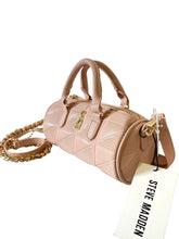 Cargar imagen en el visor de la galería, Bolsa Steve Madden Satchel Nude Textura Geométrica Importada - BGP