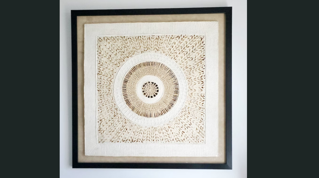 Papel de Corteza de Árbol en Cuadro Decorativo - BGP