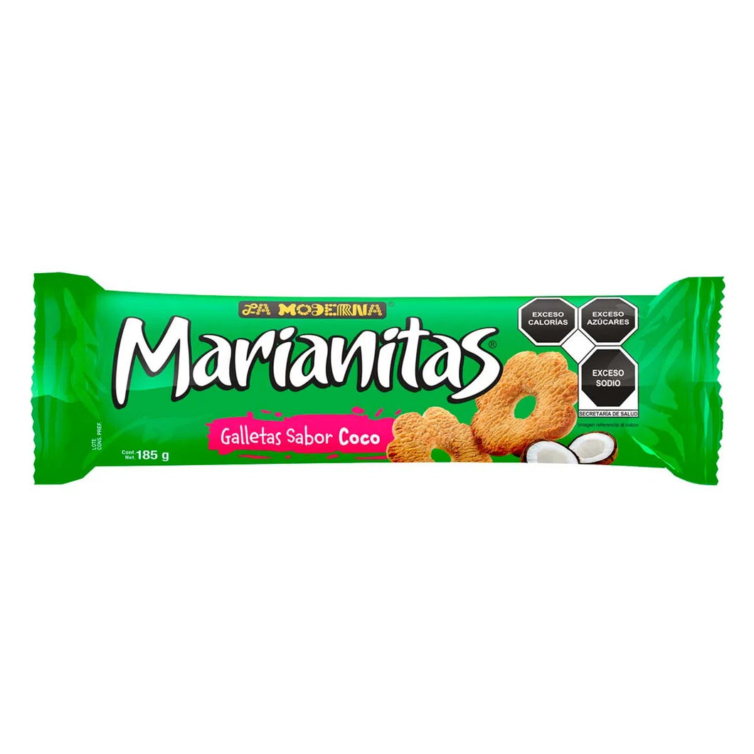 Caja Galletas Marianitas Coco 185G/20P