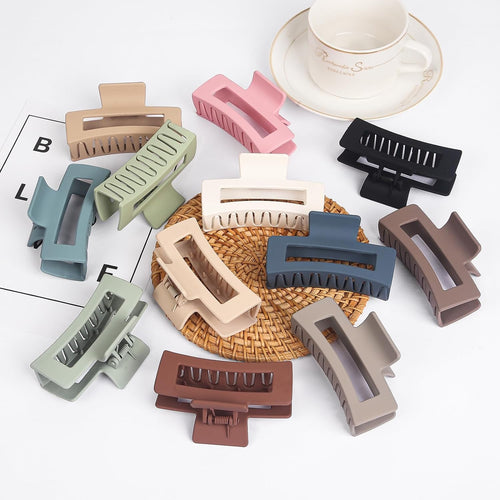 10 pinzas para cabello rectangulares - DRO