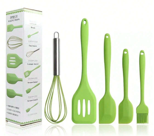 5 Utensilios Cocina Silicon Color Azar - DRO