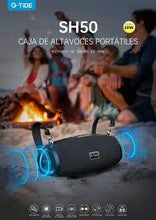 Cargar imagen en el visor de la galería, Bocina Portátil Sh50 Bluetooth Luz Led - BGP