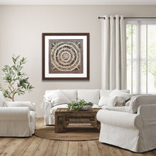 Cargar imagen en el visor de la galería, Arte Mural Mexicano en Papel Amate Hecho a Mano-Arte Mexicano Moderno (SIN MARCO) de 40 CM X 40 CM-con Nudos - BGP