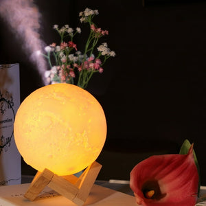 Humificador Con Luz De 3 Pasos Lunar Usb Compacto - BGP