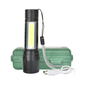 Lampara Tactica Recargable Usb Linterna - DRO
