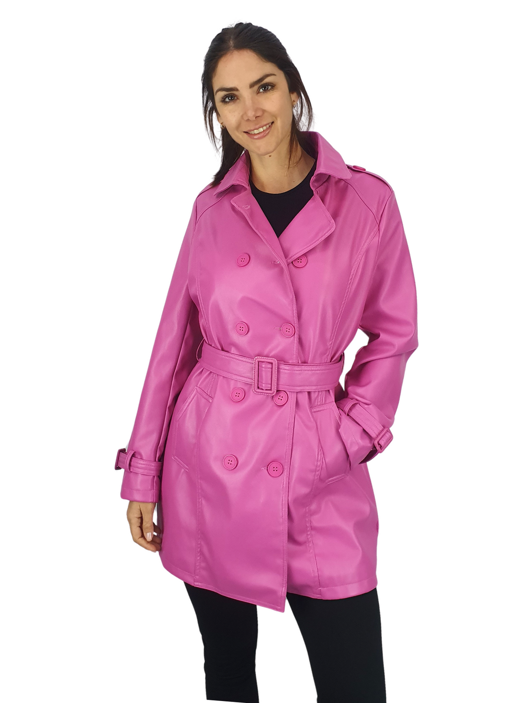 Gabardina Vinipiel mujer Casual Fina - DRO