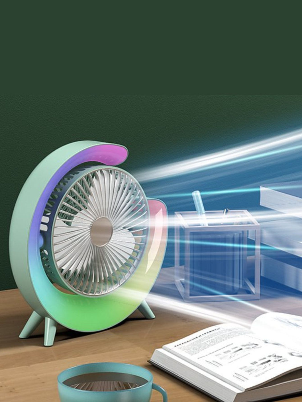 Ventilador & Lampara Colores | Oferta - DRO