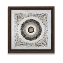 Cargar imagen en el visor de la galería, Arte mural Mexicano Hecho a Mano en Papel Amate – Arte Mexicano Moderno (sin marco), de 72cm x 72cm- Con Tejido Circular. - BGP