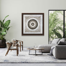 Cargar imagen en el visor de la galería, Arte mural Mexicano Hecho a Mano en Papel Amate – Arte Mexicano Moderno (sin marco), de 72cm x 72cm- Con Tejido Circular. - BGP