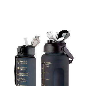 Set de 3 botellas motivadoras negras - BGP