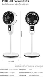 Ventilador De Pie Cm-top Silencioso Plástico Blanco VEN22 - BGP