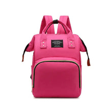 Cargar imagen en el visor de la galería, Mochila Pañalera 2 En 1 Cero Derrames Elegante  40x27x21 Cm - BGP