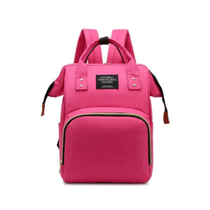 Mochila Pañalera 2 En 1 Cero Derrames Elegante  40x27x21 Cm - BGP