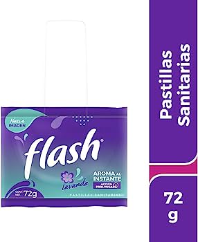 Caja Pastilla para Baño Flash Lavanda 72G/48P - SCG