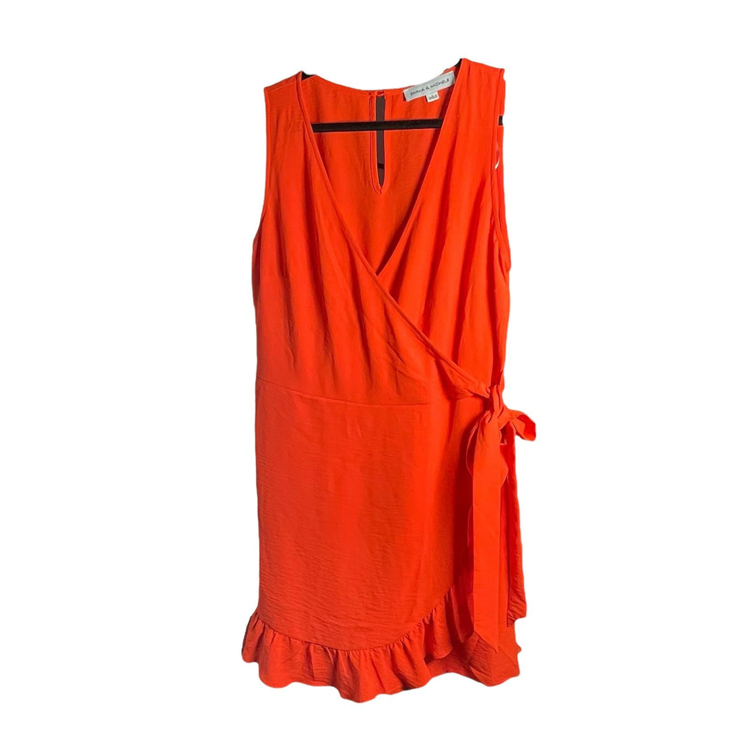Vestido Mujer Emma & Michele Naranja Sin Mangas Elegante - BGP