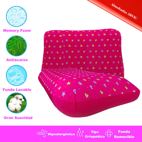 Almohada Infantil Memory Foam Ortopedica - DRO