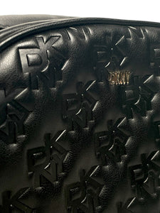 Bolsa Bolsa De Hombro Dkny Diseño Lisa Negra Con Correa De Hombro Negra Y Herrajes Metal. - BGP
