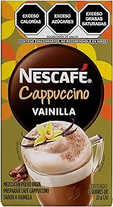 Café Soluble Nescafé Cappuccino Vainilla 6 Sticks 22g c/u otra 6 cajas - SCG