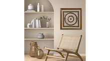Cargar imagen en el visor de la galería, Arte Mural Mexicano de Pared Hecho a Mano-Arte Otomí Moderno de 40 cm 40 cm (SIN MARCO) - BGP