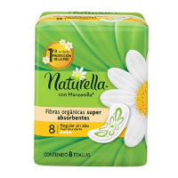 CAJA TOALLA FEMENINA NATURELLA REGULAR  S/A 12/8 PZA - SCG