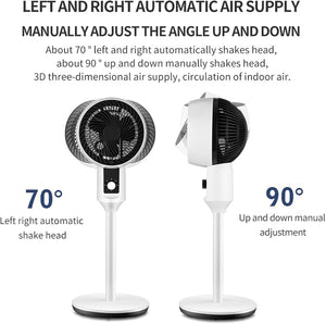 Ventilador De Pie Cm-top Silencioso Plástico Blanco VEN22 - BGP