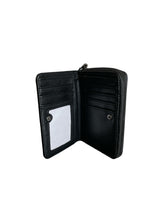 Cargar imagen en el visor de la galería, Cartera Steve Madden Negra con Logotipo en Relieve - BGP